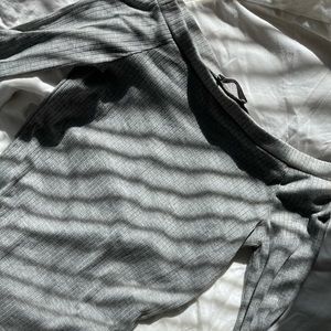 zara off the shoulder ribbed t shirt